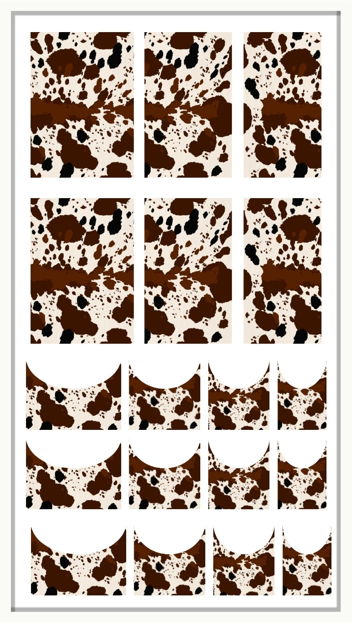 Waterslide Nail Decal | COWHIDE BUNDLE