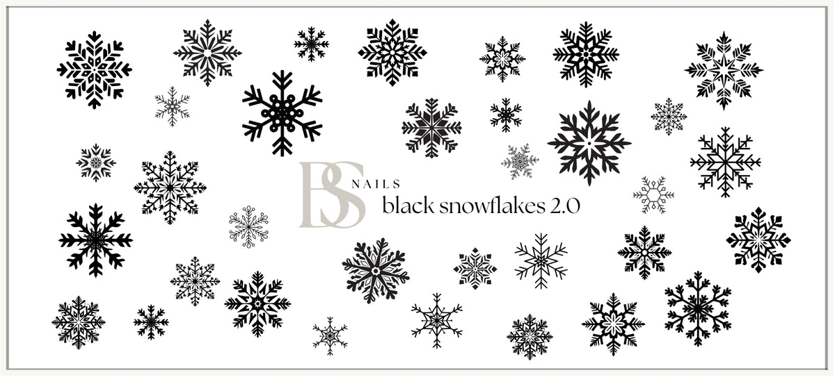BLACK SNOWFLAKES 2.0