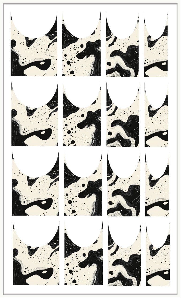 Waterslide Nail Decals | COOKIES AND CREAM