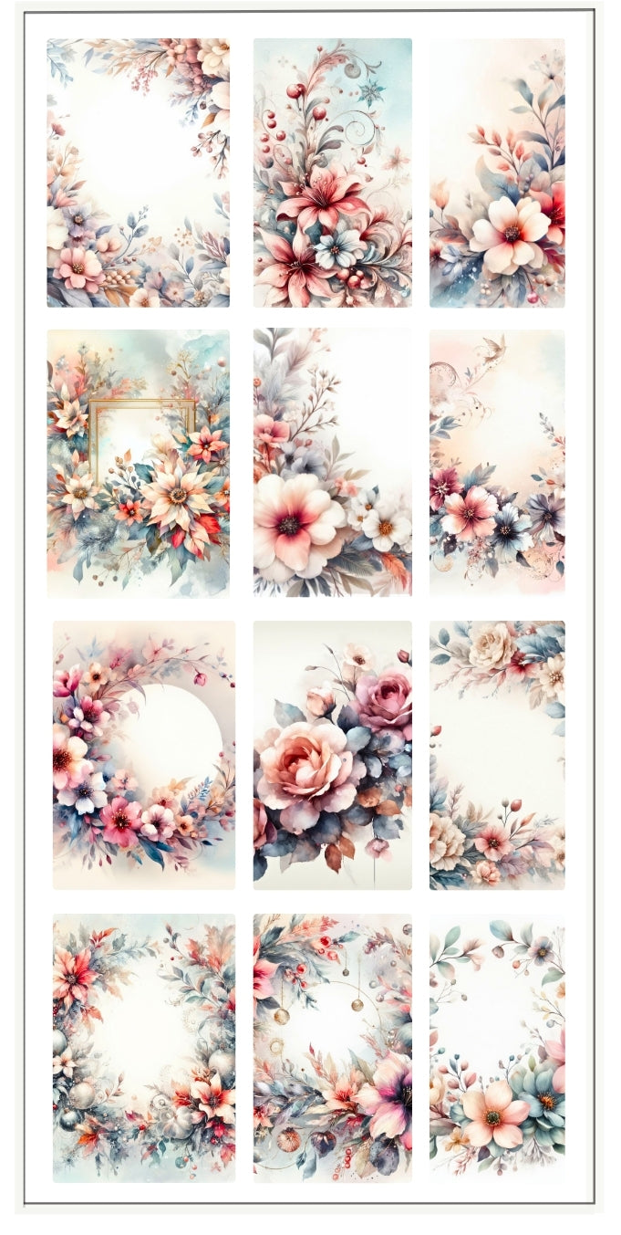 SNOWY PETALS