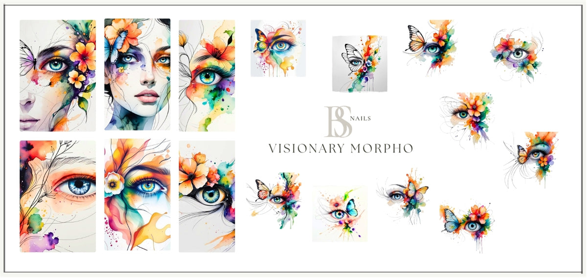 Waterslide Nail Decal | VISIONARY MORPHO