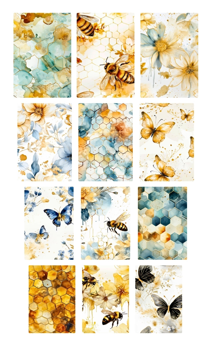 bees and butterflies