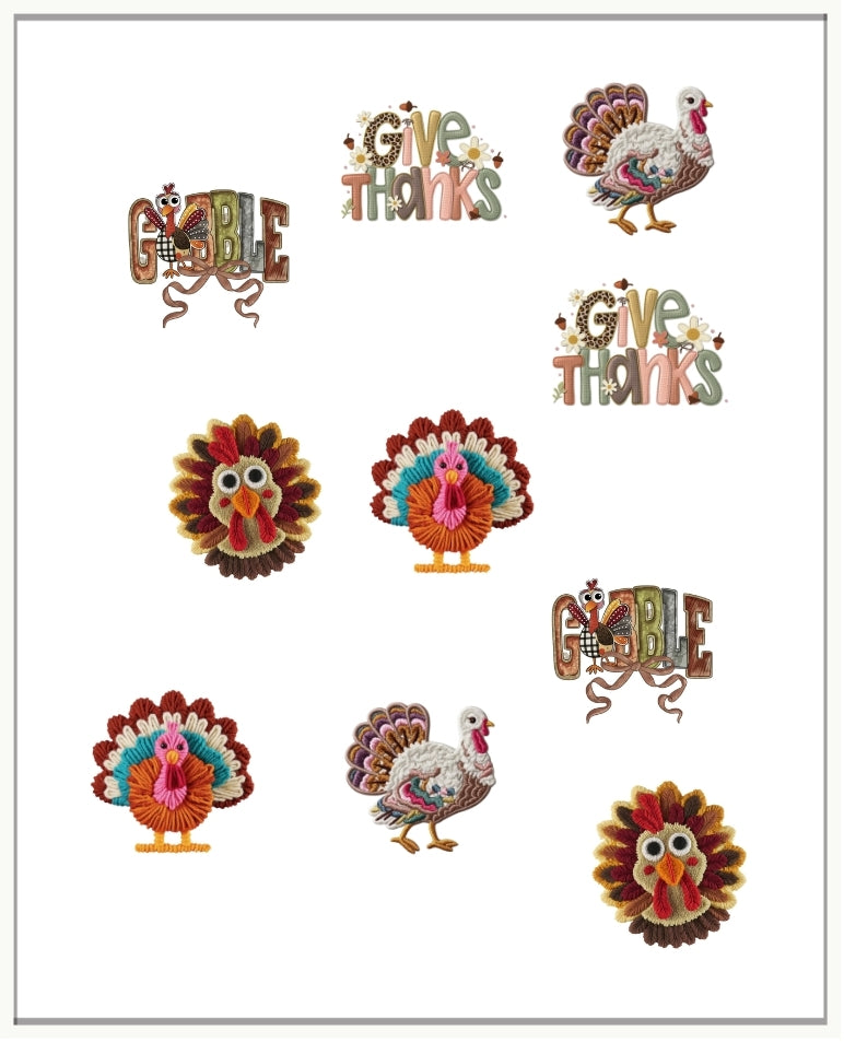 THANKSGIVING PATCHES